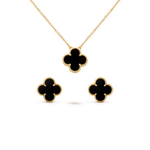 Set Alhambra Collier Trèfle 1 Motif et Boucles d'oreilles